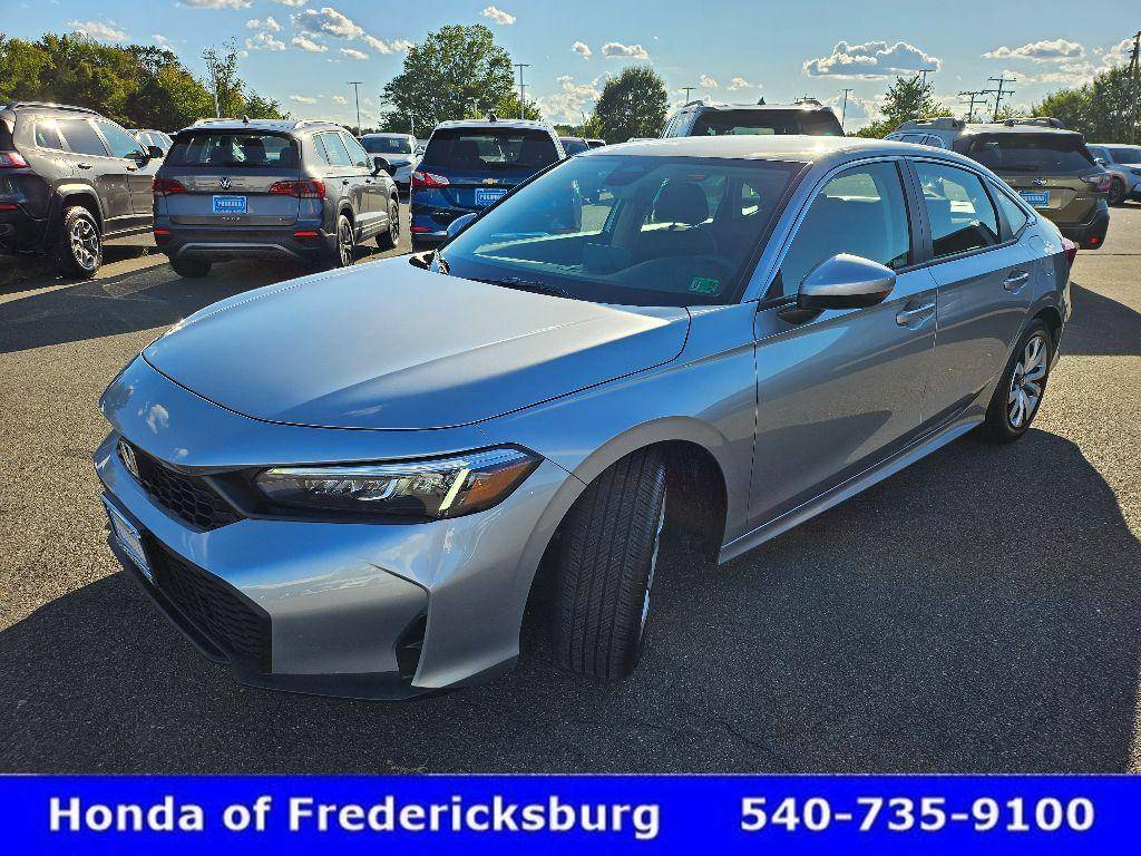 2025 Honda Civic LX — Sedan — 2,626 mi — Fredericksburg, VA