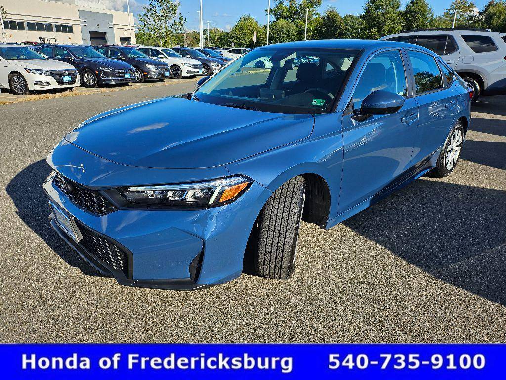 2025 Honda Civic LX — Sedan — 2,347 mi — Fredericksburg, VA