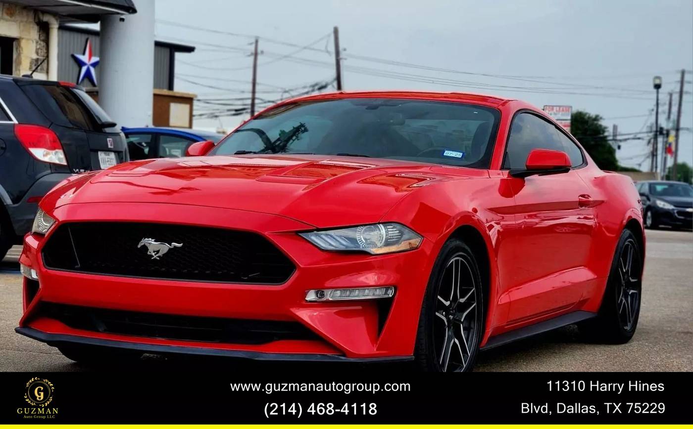 2019 Ford Mustang EcoBoost Premium — Coupe — 62,743 mi — Dallas, TX