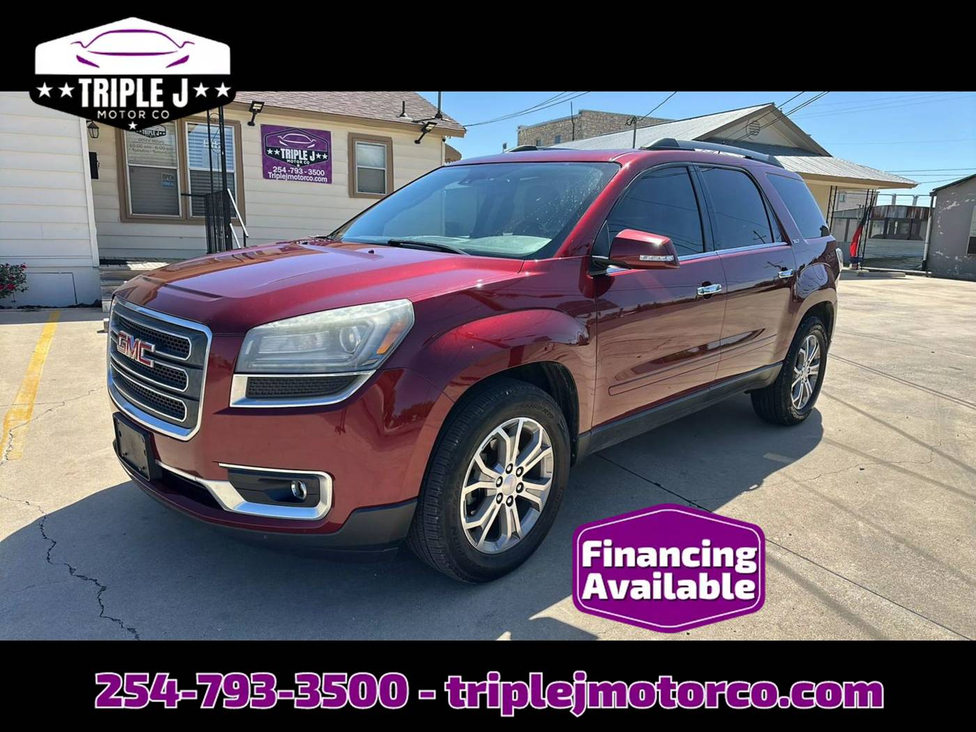 2015 GMC Acadia SLT — SUV — 128,631 mi — Florence, TX