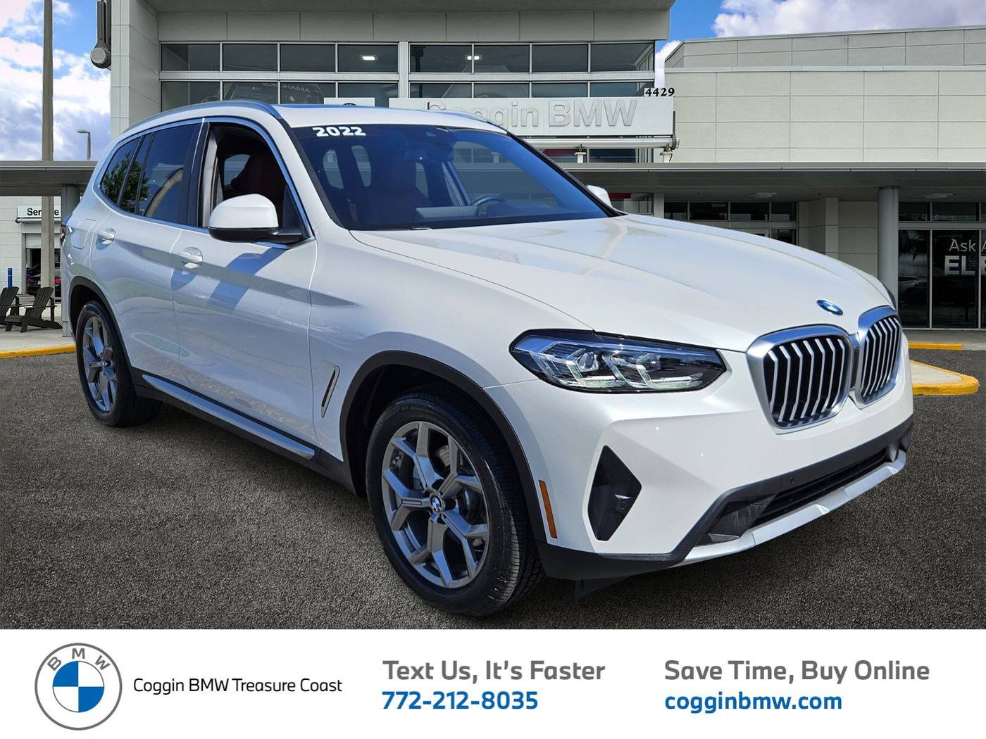 2022 BMW X3 30i — SUV — 20,152 mi — Ft. Pierce, FL