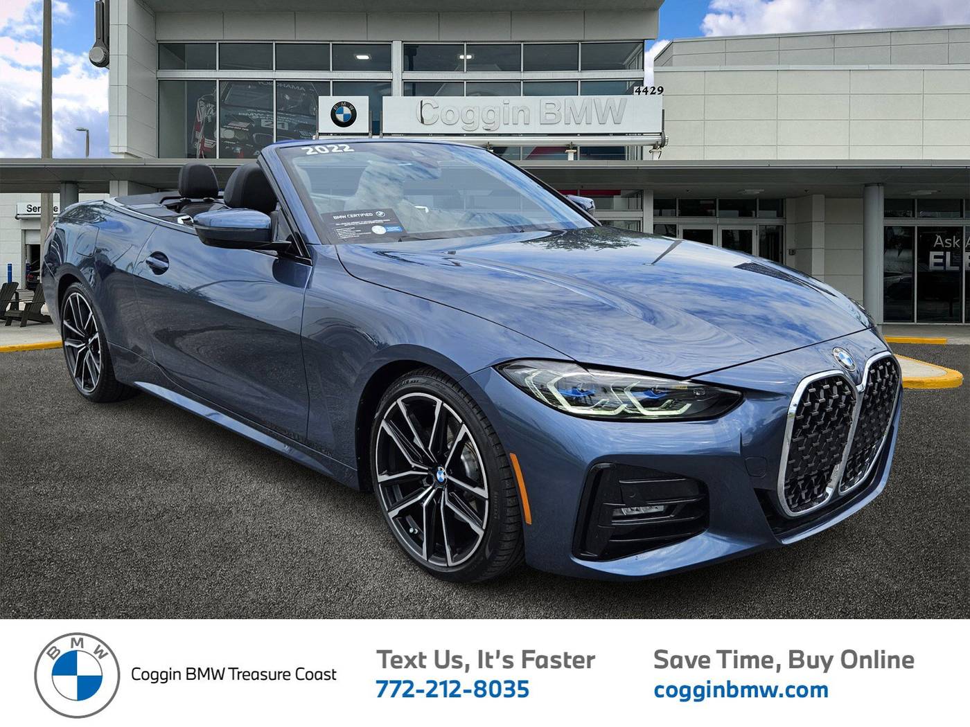 2022 BMW 4 Series 430i — Convertible — 15,872 mi — Ft. Pierce, FL