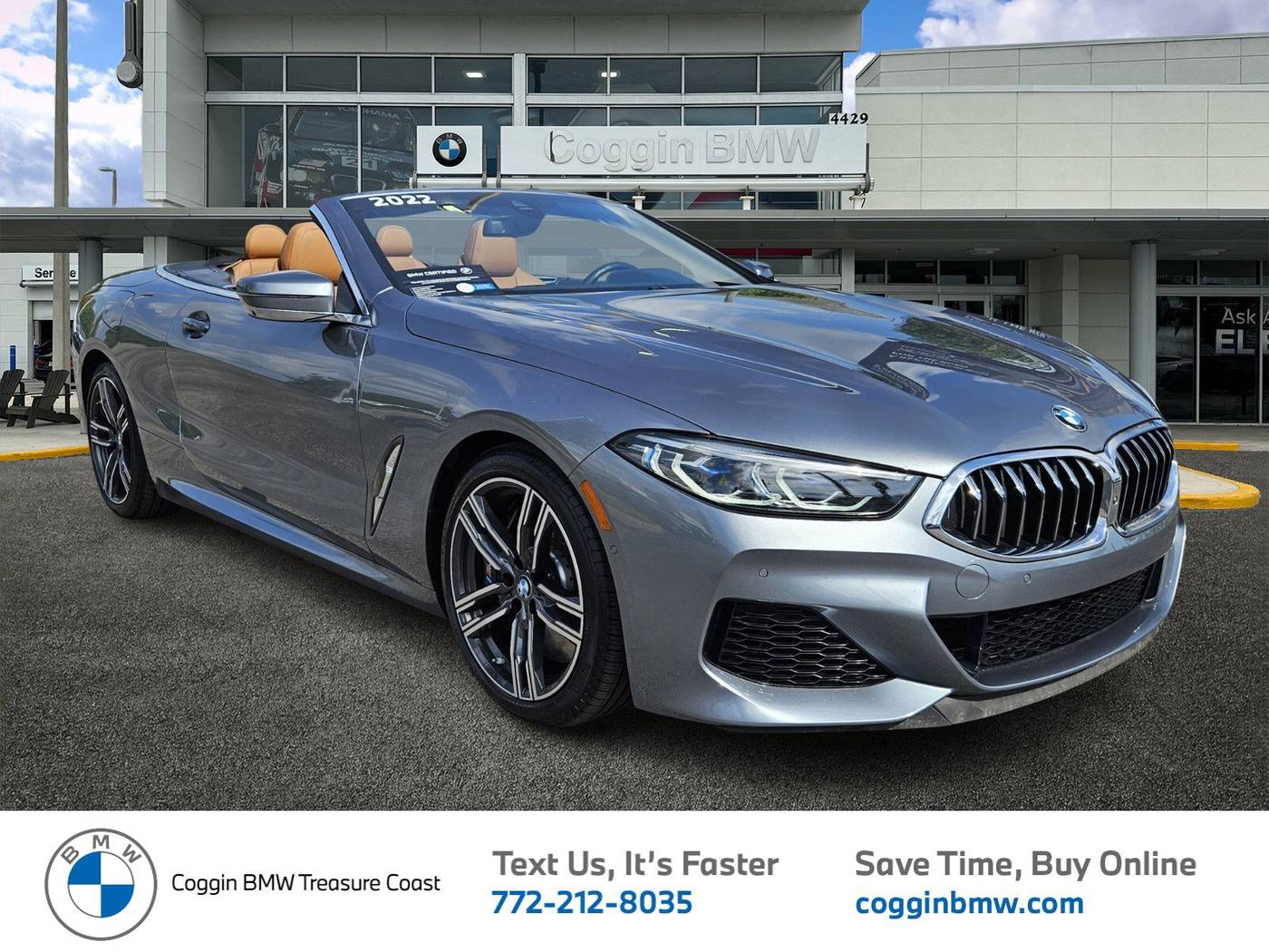 2022 BMW 8 Series M850i — Convertible — 10,509 mi — Ft. Pierce, FL
