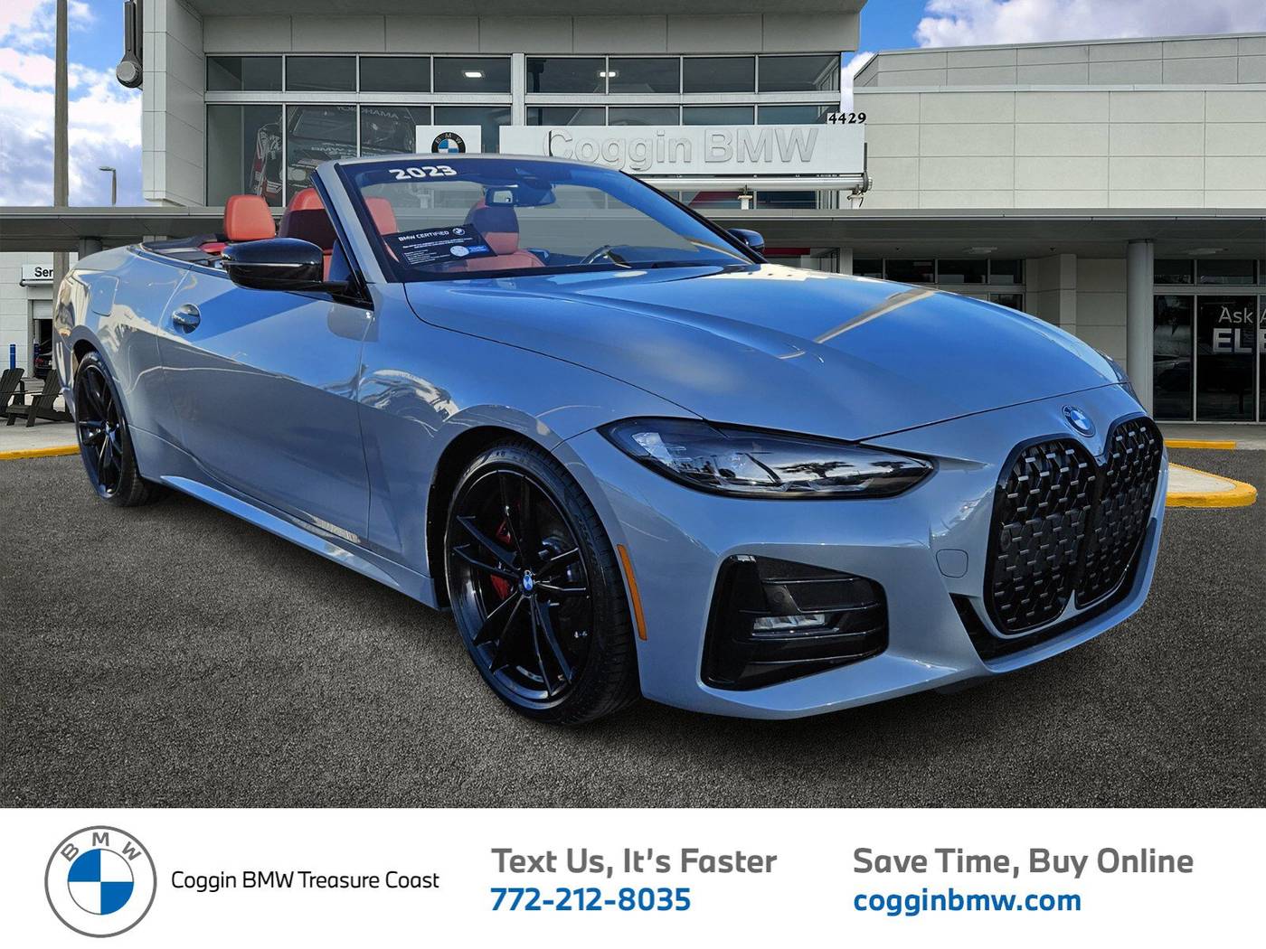 2023 BMW 4 Series 430i — Convertible — 15,014 mi — Ft. Pierce, FL