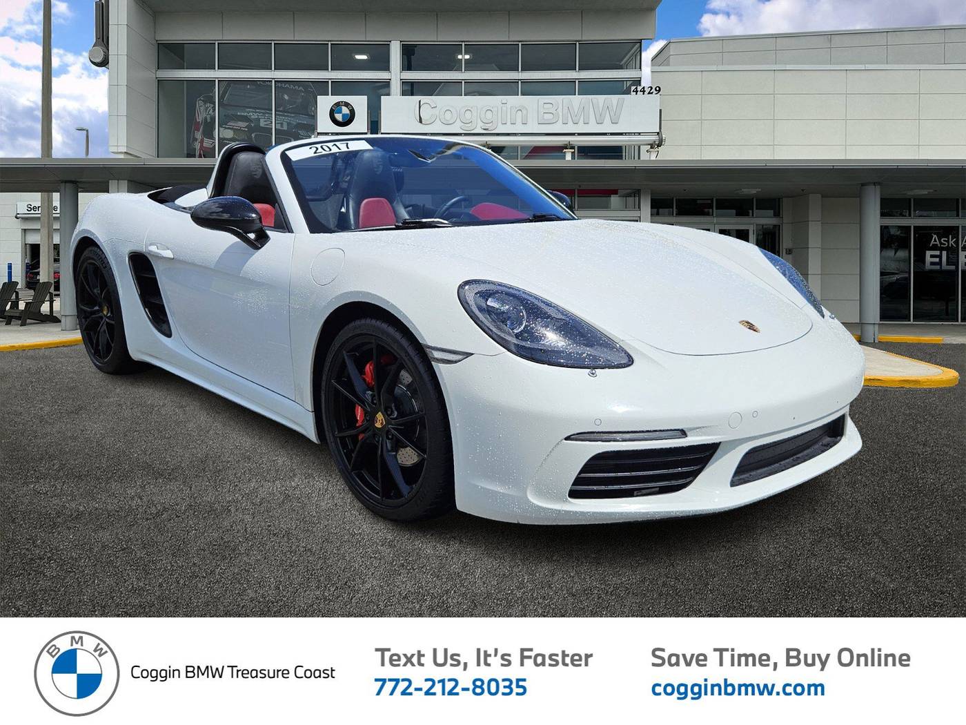 2017 Porsche 718 Boxster S — Convertible — 39,638 mi — Ft. Pierce, FL