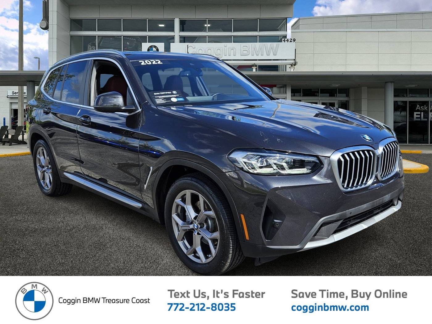 2022 BMW X3 30i — SUV — 25,271 mi — Ft. Pierce, FL