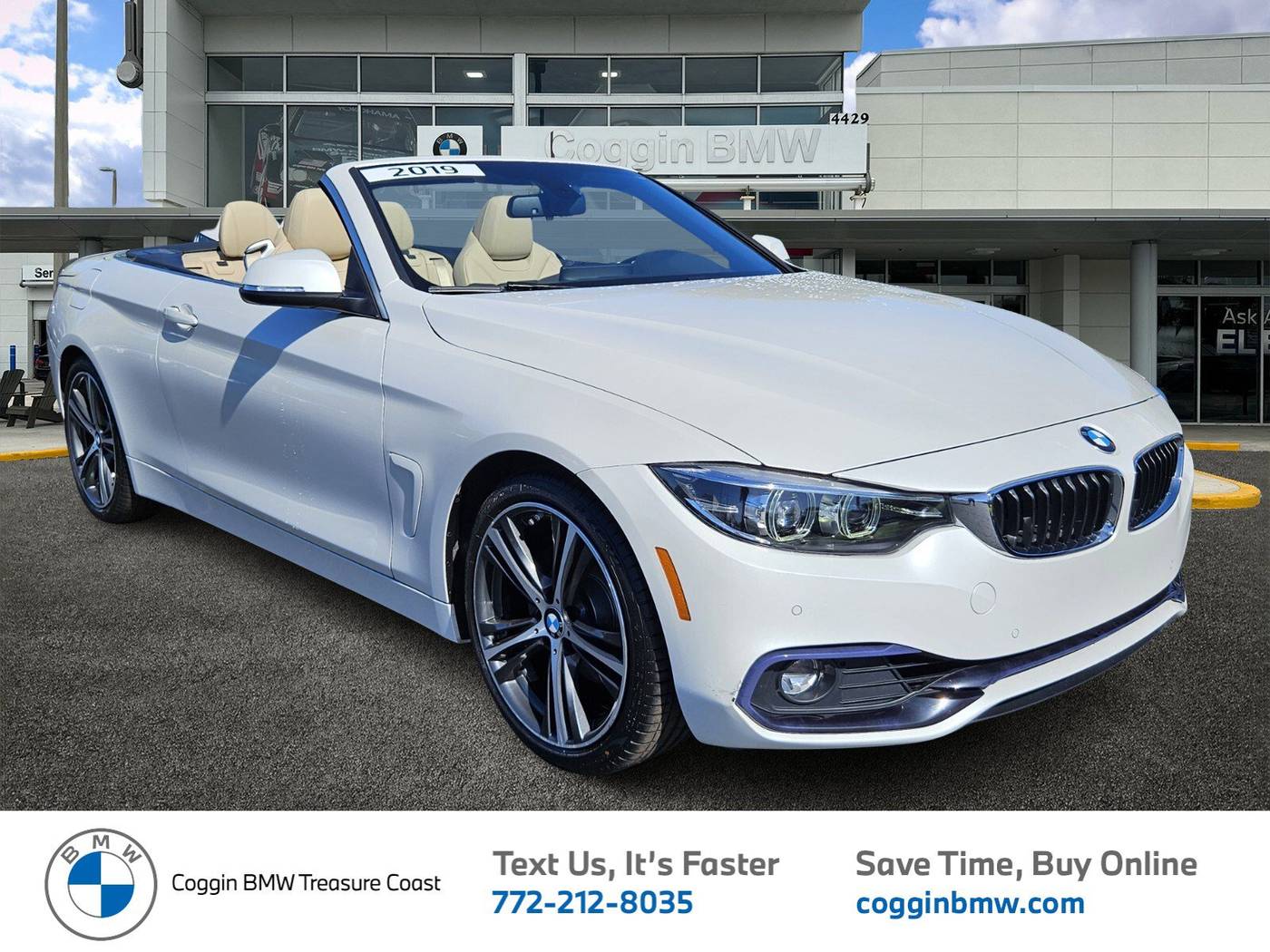 2019 BMW 4 Series 430i — Convertible — 48,957 mi — Ft. Pierce, FL