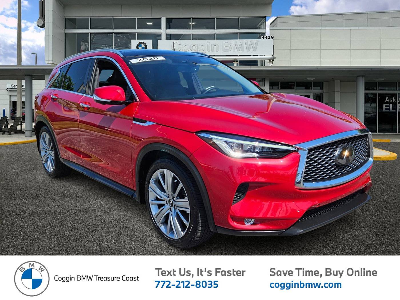 2020 INFINITI QX50 SENSORY — SUV — 64,852 mi — Ft. Pierce, FL