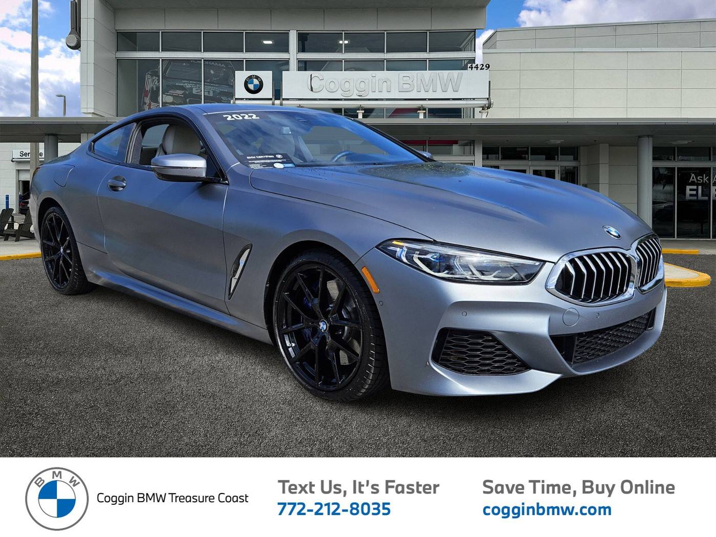 2022 BMW 8 Series 840i — Coupe — 50,512 mi — Ft. Pierce, FL