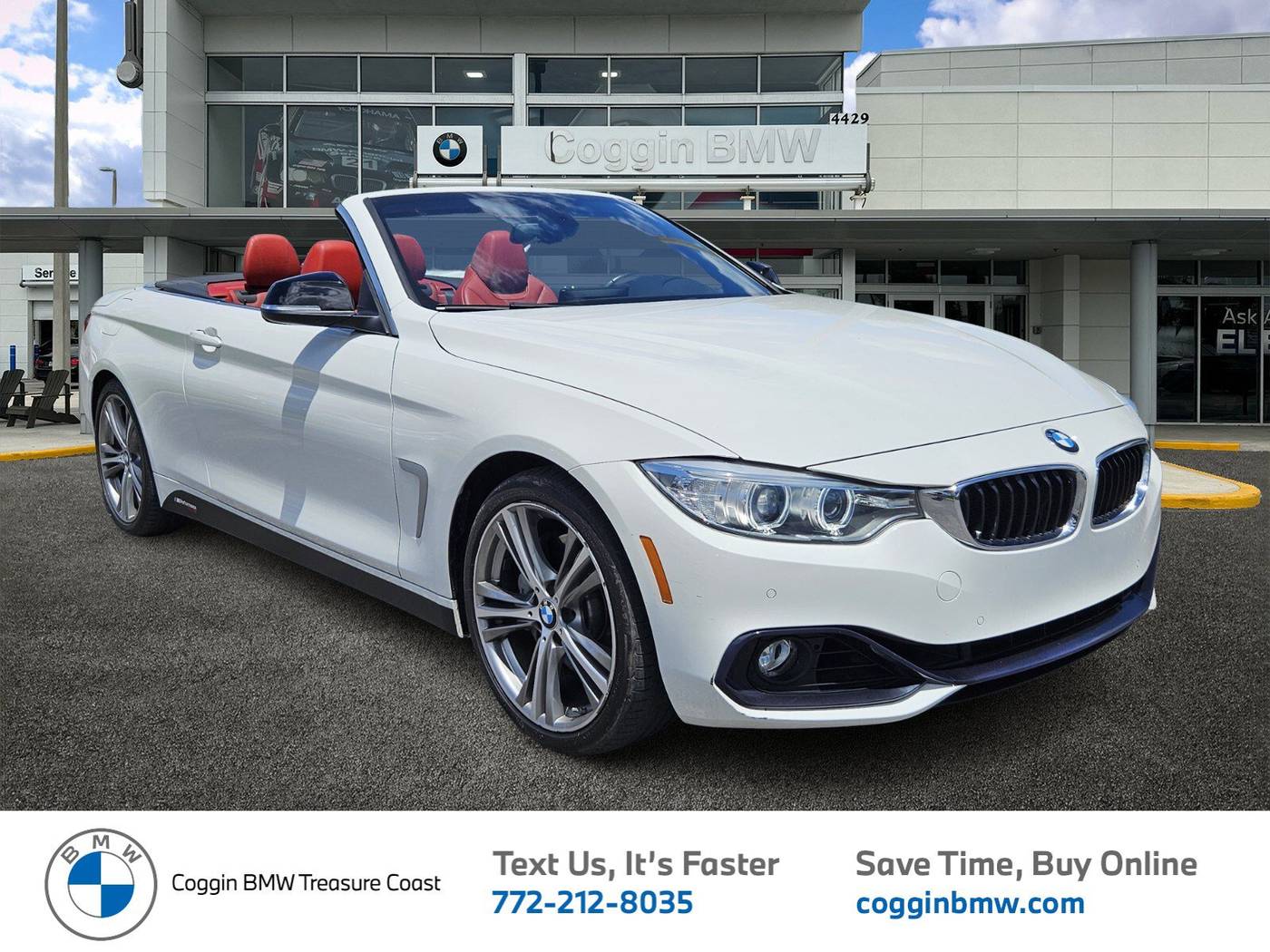 2015 BMW 4 Series 435i — Convertible — 46,024 mi — Ft. Pierce, FL