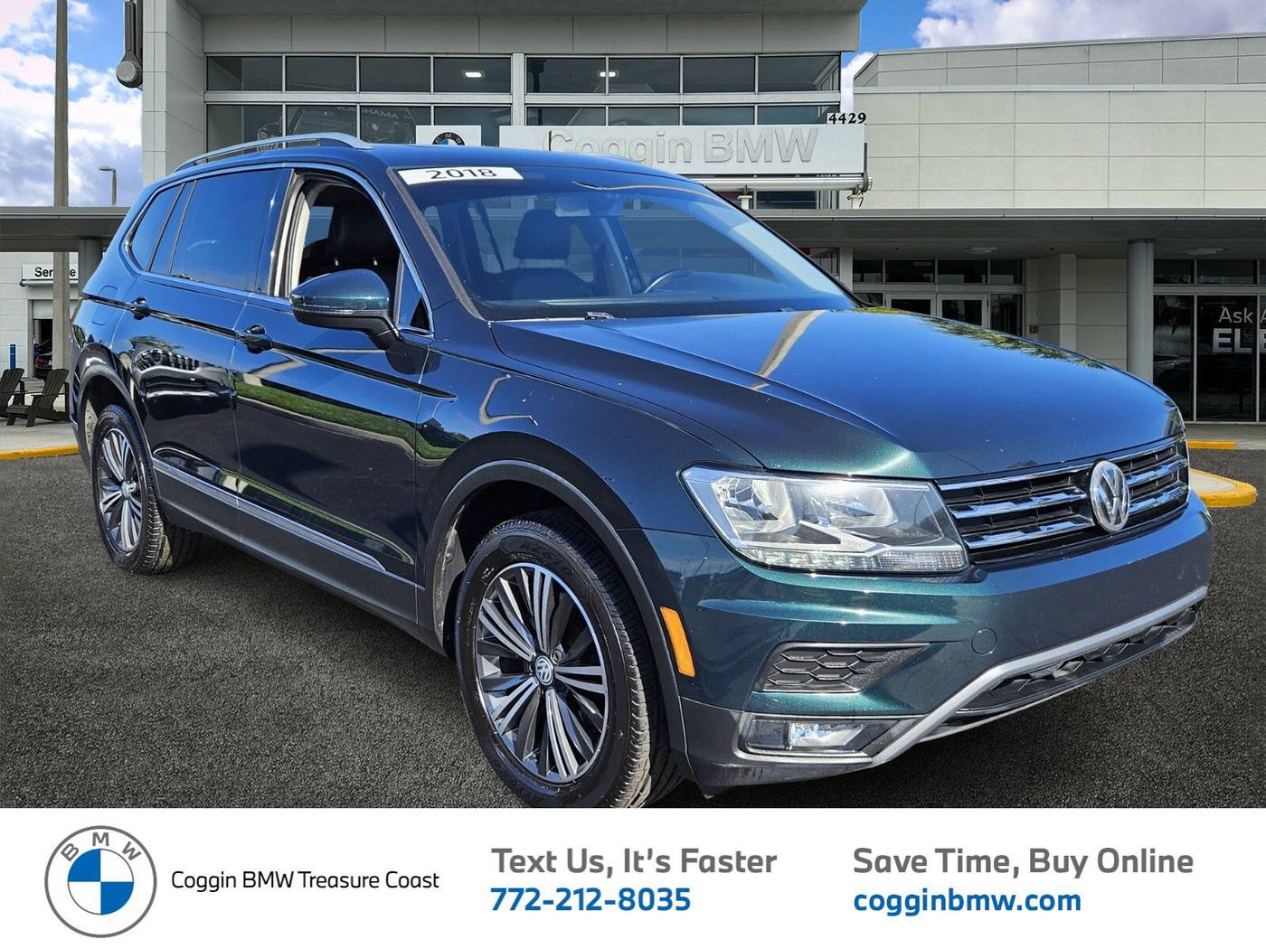 2018 Volkswagen Tiguan SEL — SUV — 92,091 mi — Ft. Pierce, FL