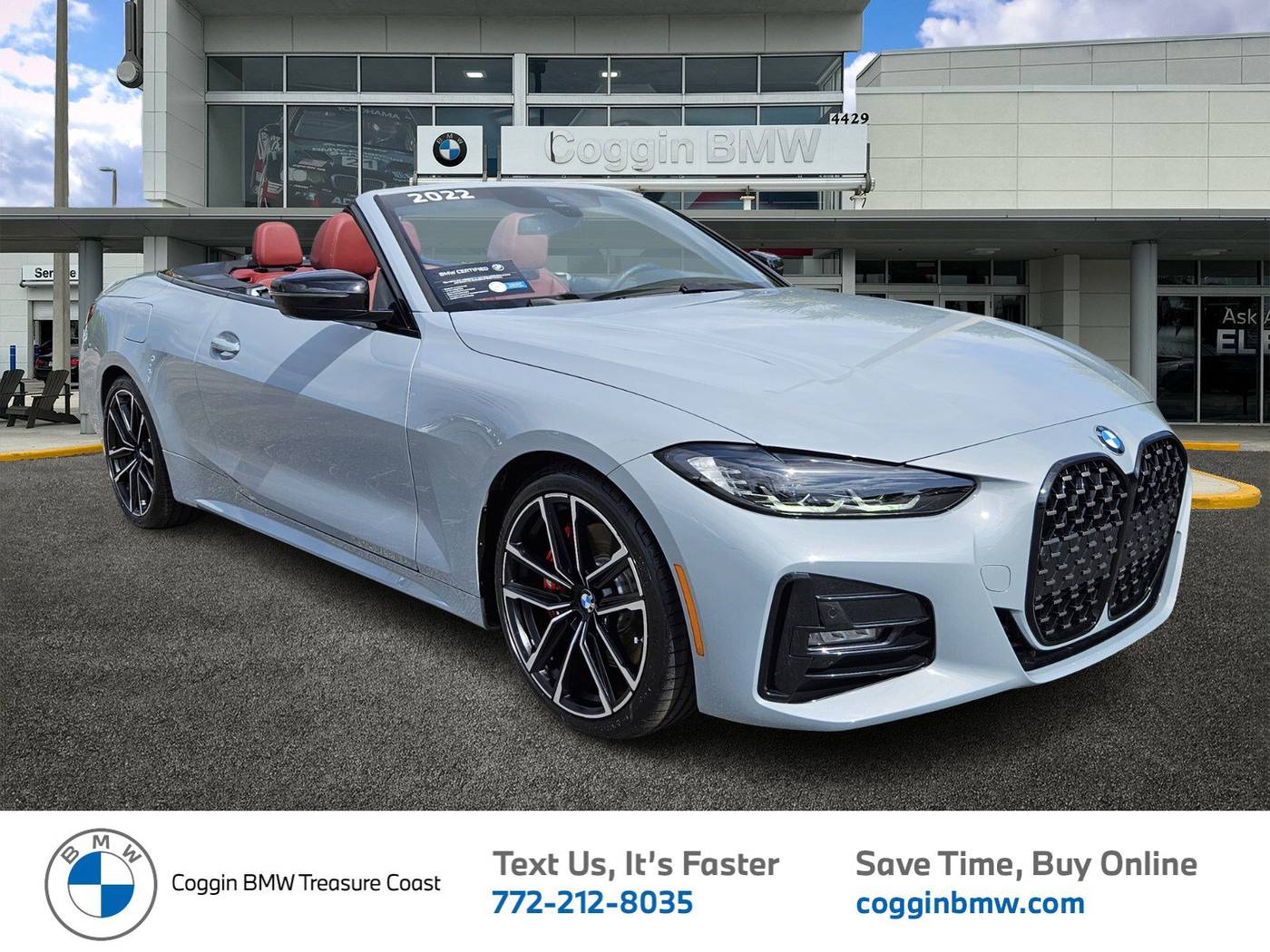2022 BMW 4 Series 430i — Convertible — 11,568 mi — Ft. Pierce, FL