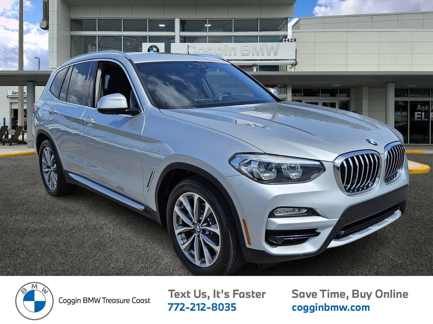 2019 BMW X3 30i — SUV — 39,681 mi — Ft. Pierce, FL