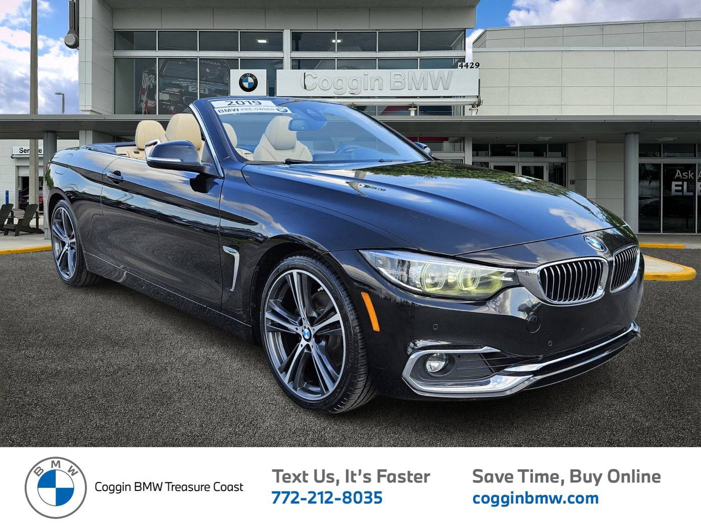 2019 BMW 4 Series 430i — Convertible — 37,231 mi — Ft. Pierce, FL