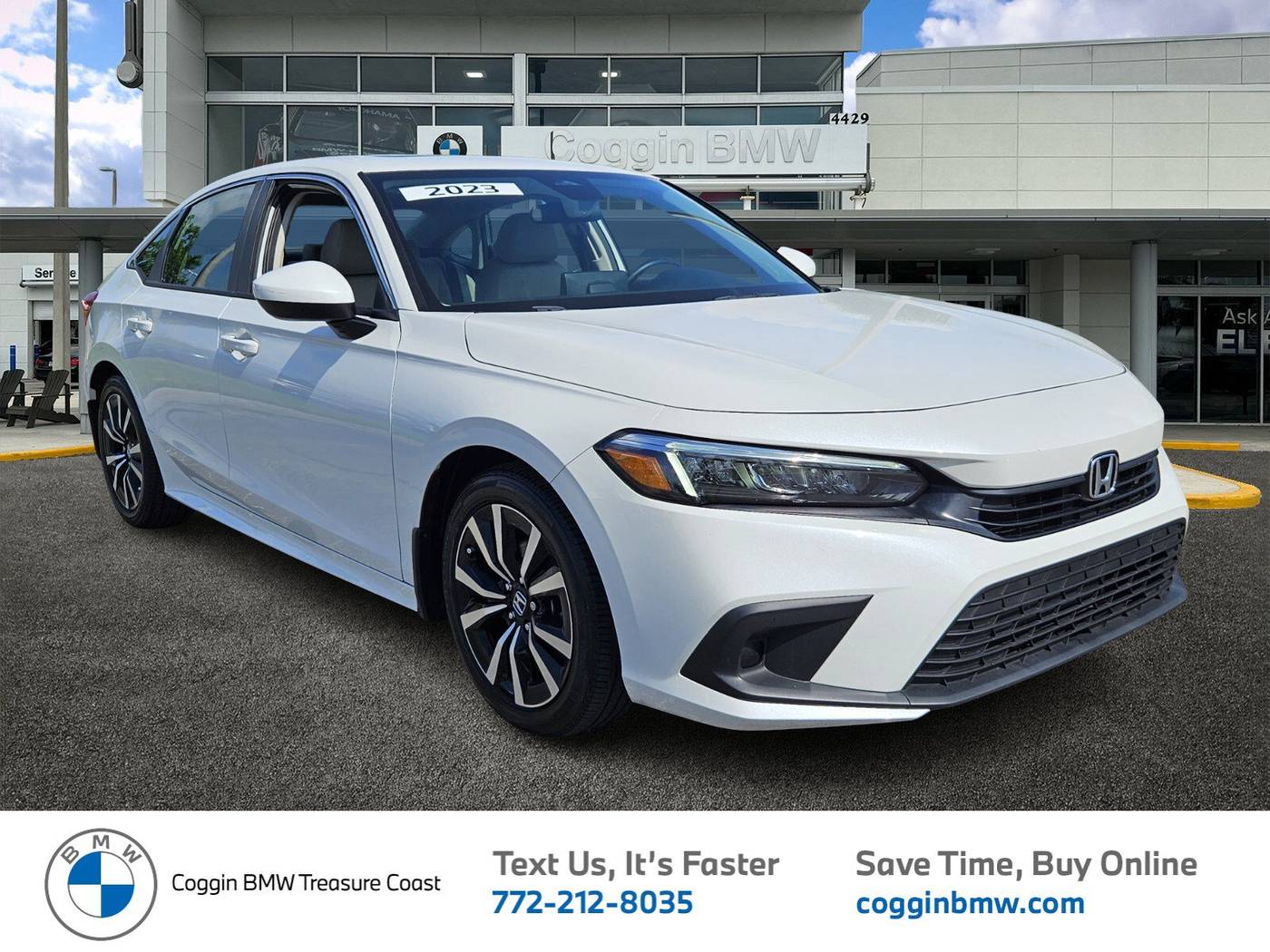 2023 Honda Civic EX — Sedan — 30,920 mi — Ft. Pierce, FL