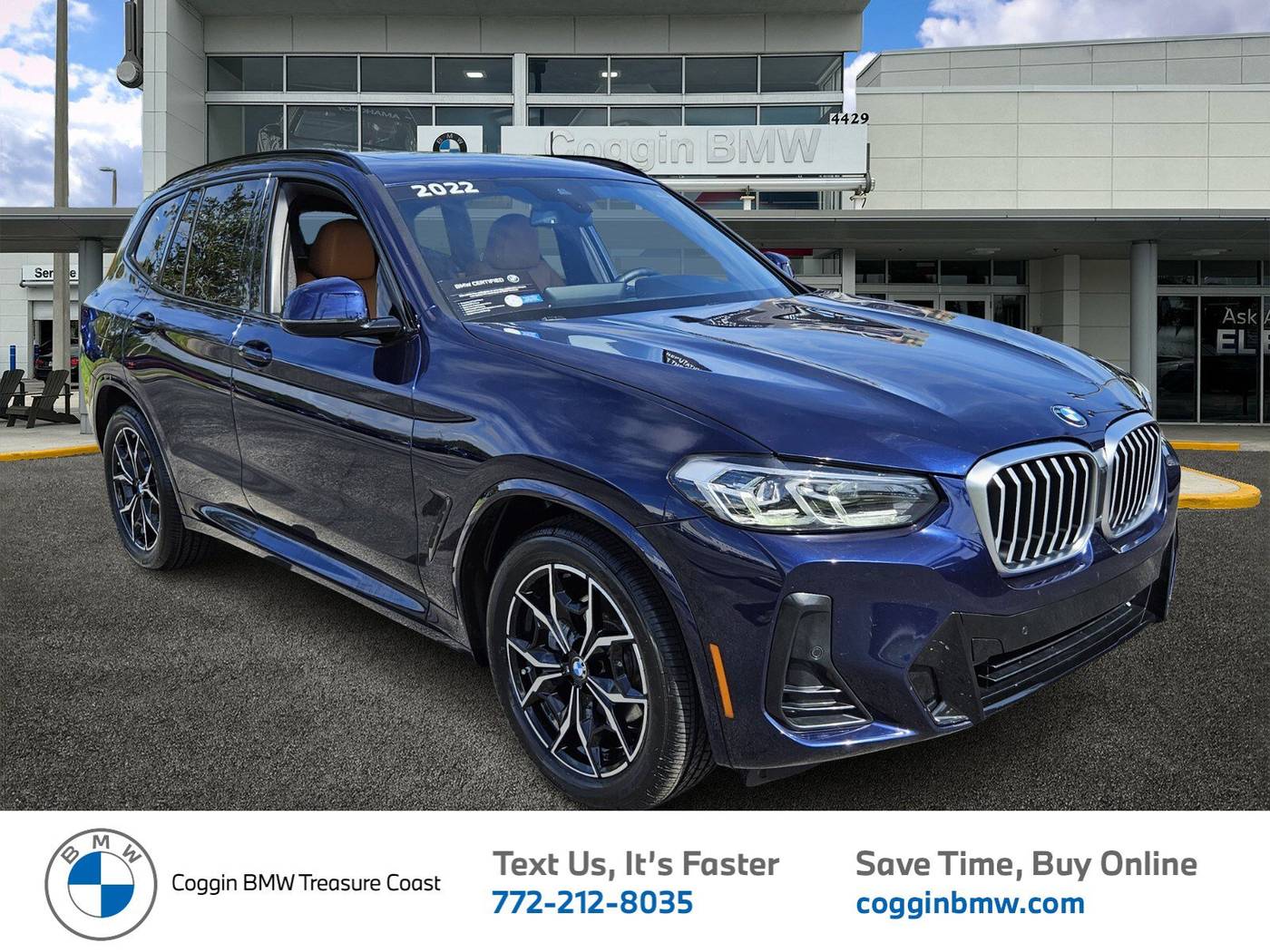 2022 BMW X3 30i — SUV — 45,459 mi — Ft. Pierce, FL