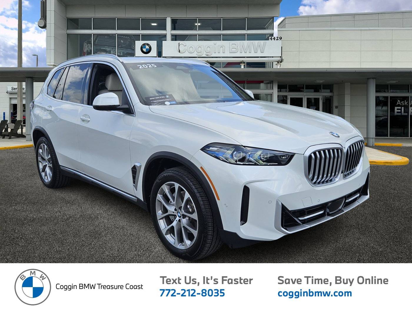 2025 BMW X5 40i — SUV — 3,905 mi — Ft. Pierce, FL