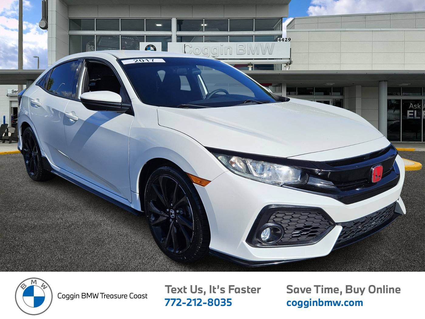 2017 Honda Civic Sport — Hatchback — 50,466 mi — Ft. Pierce, FL