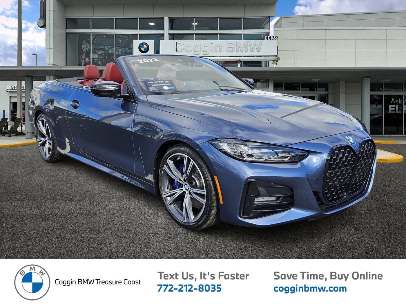2022 BMW 4 Series 430i — Convertible — 18,180 mi — Ft. Pierce, FL