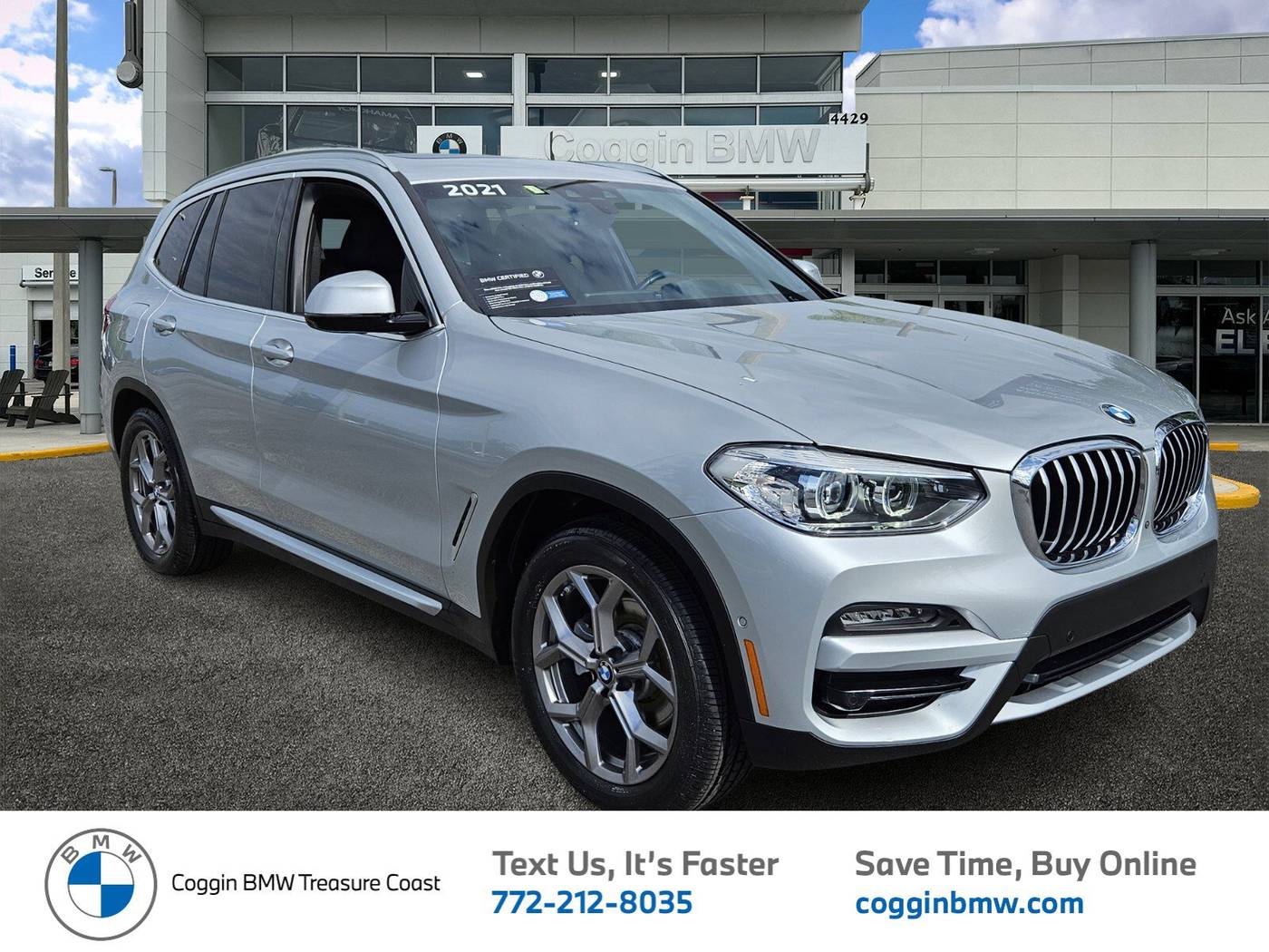 2021 BMW X3 30i — SUV — 21,794 mi — Ft. Pierce, FL