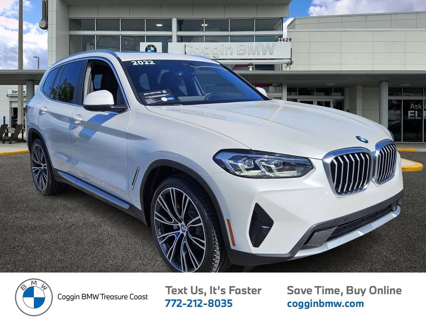 2022 BMW X3 30i — SUV — 15,209 mi — Ft. Pierce, FL
