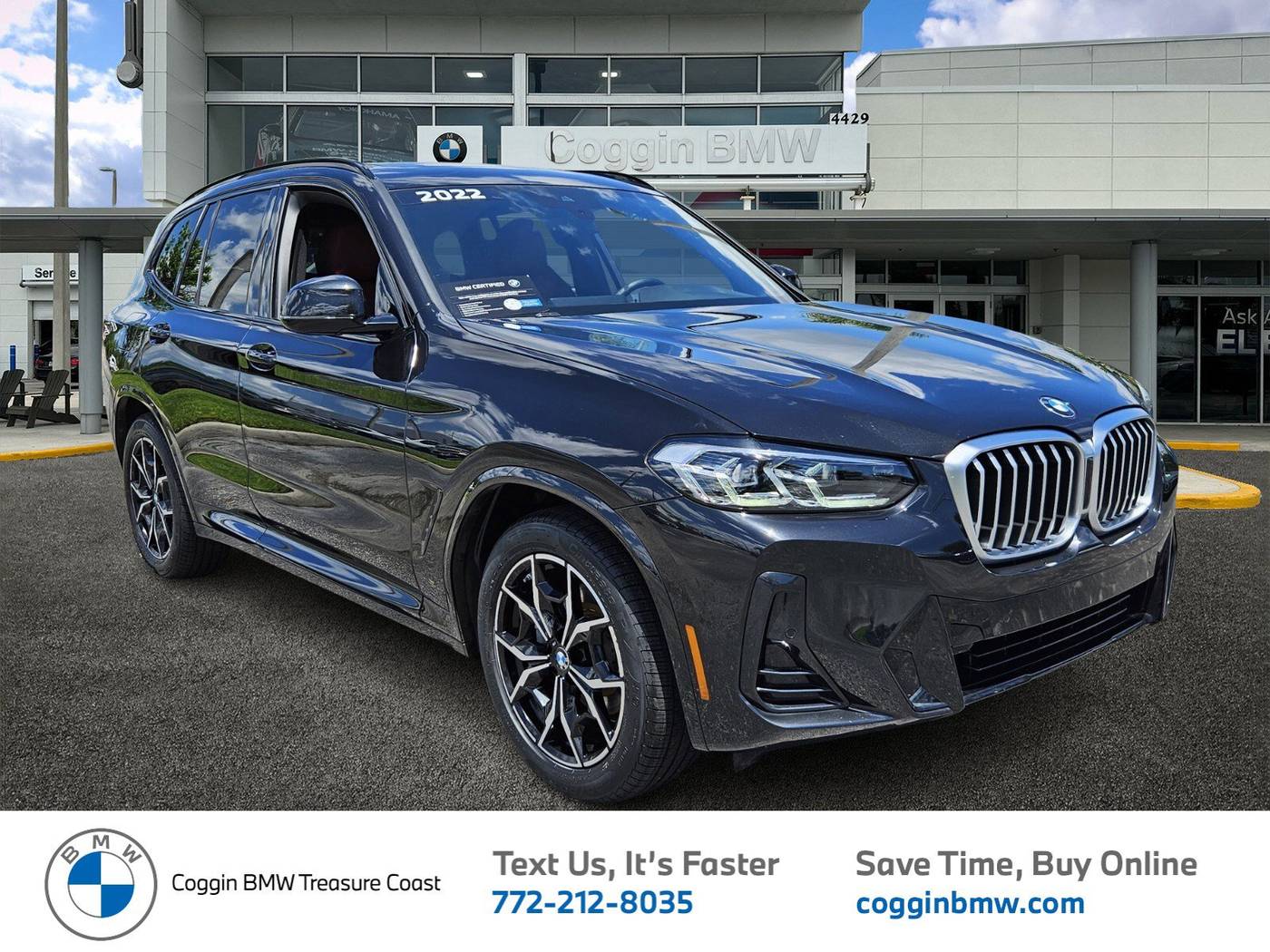 2022 BMW X3 30i — SUV — 25,340 mi — Ft. Pierce, FL