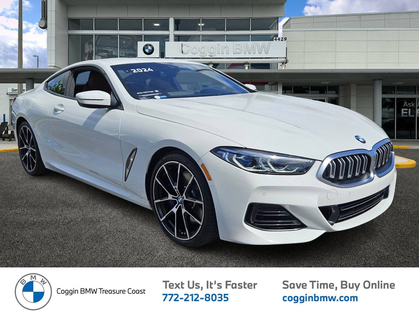 2024 BMW 8 Series 840i — Coupe — 19,458 mi — Ft. Pierce, FL