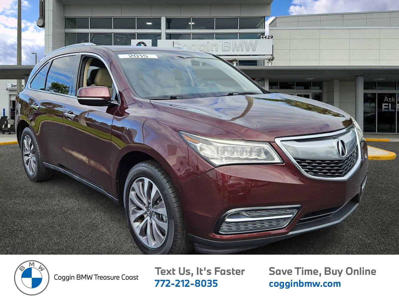 2015 Acura MDX Technology Package — SUV — 57,230 mi — Ft. Pierce, FL