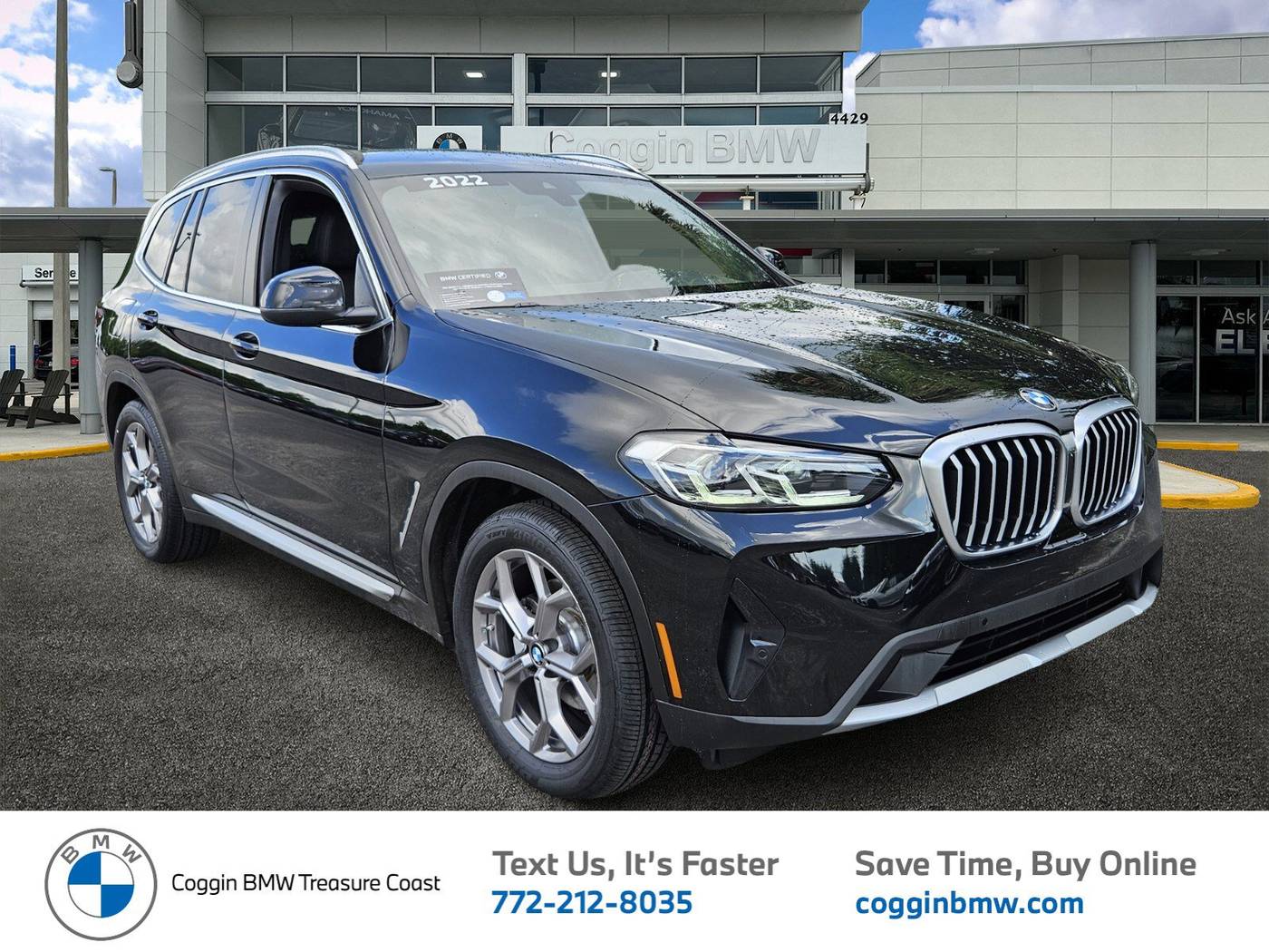 2022 BMW X3 30i — SUV — 11,299 mi — Ft. Pierce, FL