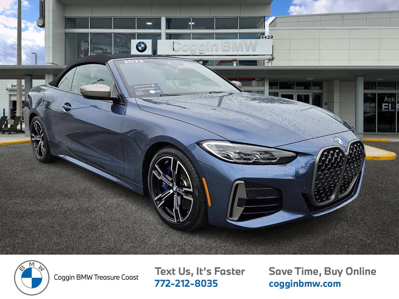 2022 BMW 4 Series M440i — Convertible — 26,403 mi — Ft. Pierce, FL