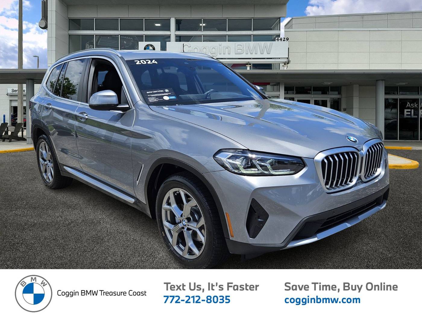 2024 BMW X3 30i — SUV — 10,844 mi — Ft. Pierce, FL