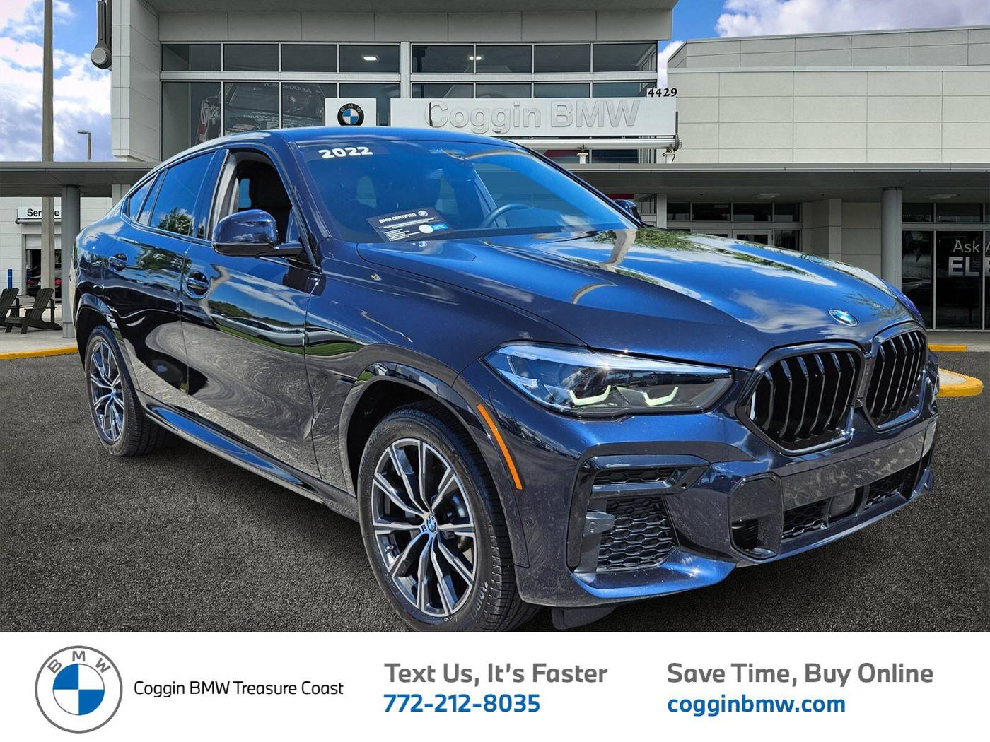 2022 BMW X6 40i — SUV — 42,356 mi — Ft. Pierce, FL