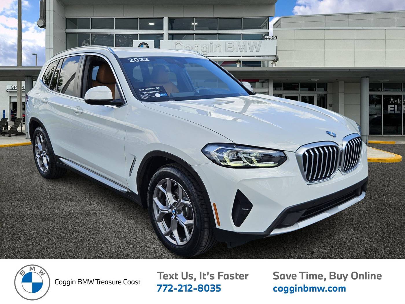 2022 BMW X3 30i — SUV — 22,963 mi — Ft. Pierce, FL