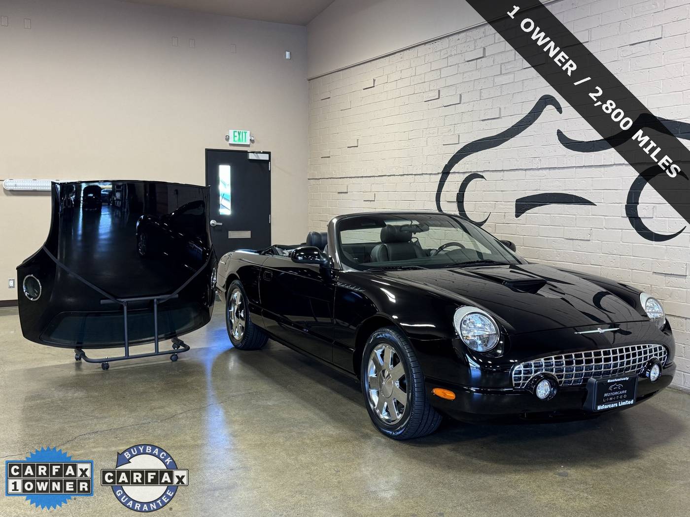 2002 Ford Thunderbird Deluxe — Convertible — 2,869 mi — Mount Vernon, WA