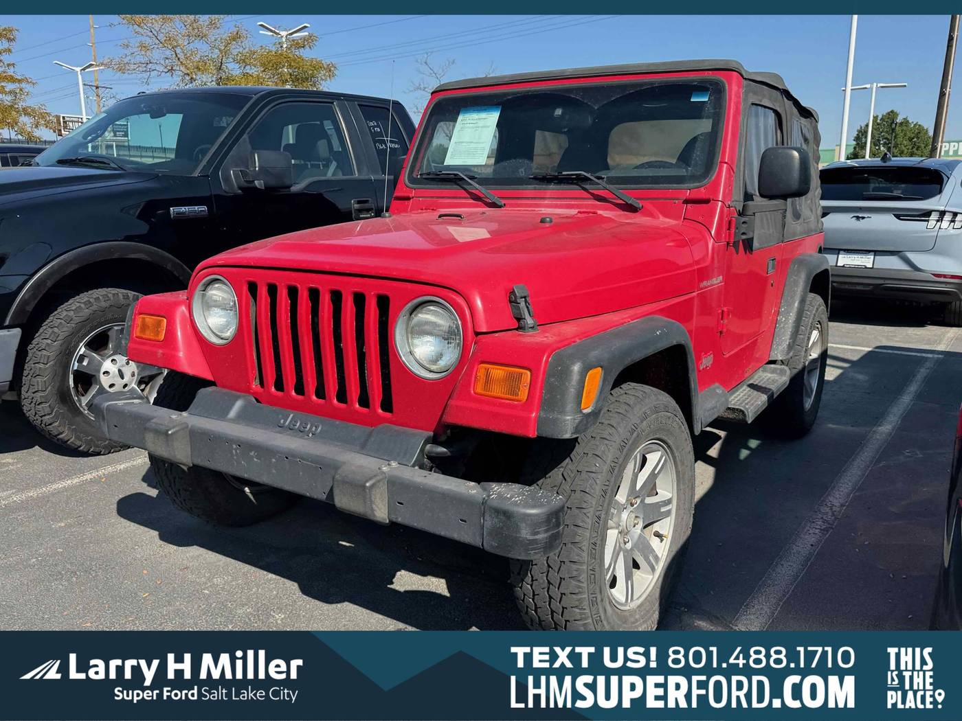 2002 Jeep Wrangler X — SUV — 162,766 mi — Salt Lake City, UT