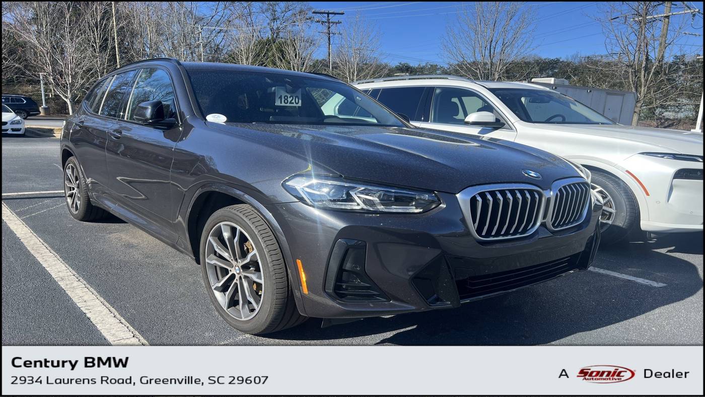 2022 BMW X3 30i — SUV — 16,766 mi — Greenville, SC