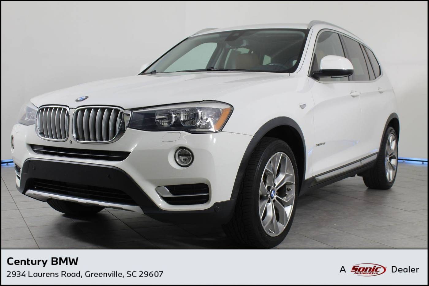 2017 BMW X3 28i — SUV — 103,421 mi — Greenville, SC