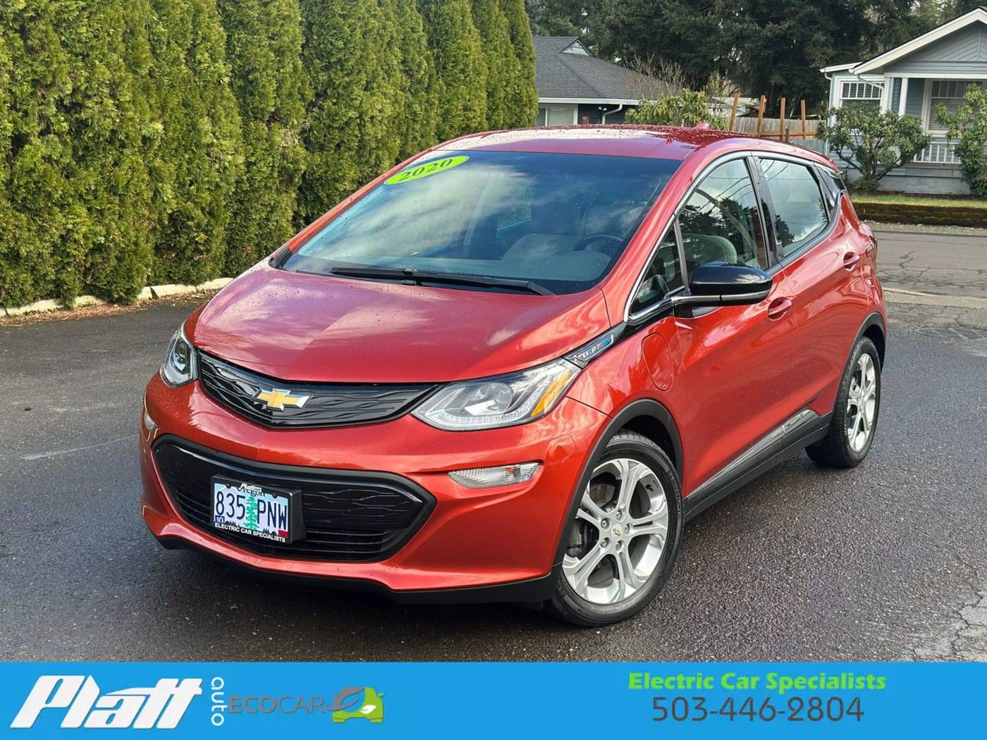 2020 Chevrolet Bolt EV LT — Hatchback — 39,478 mi — Milwaukie, OR
