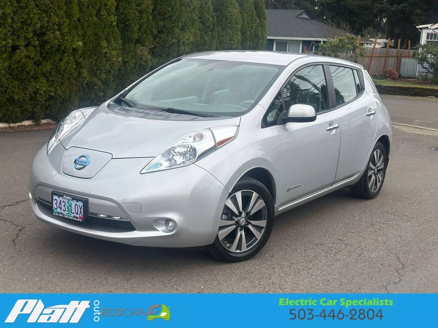 2016 Nissan LEAF SV — Hatchback — 45,573 mi — Milwaukie, OR