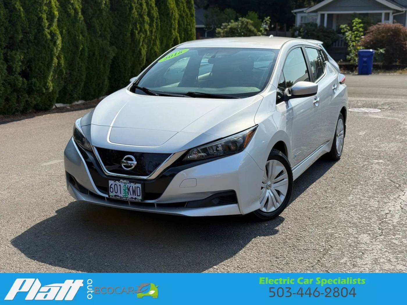 2018 Nissan LEAF S — Hatchback — 82,898 mi — Milwaukie, OR