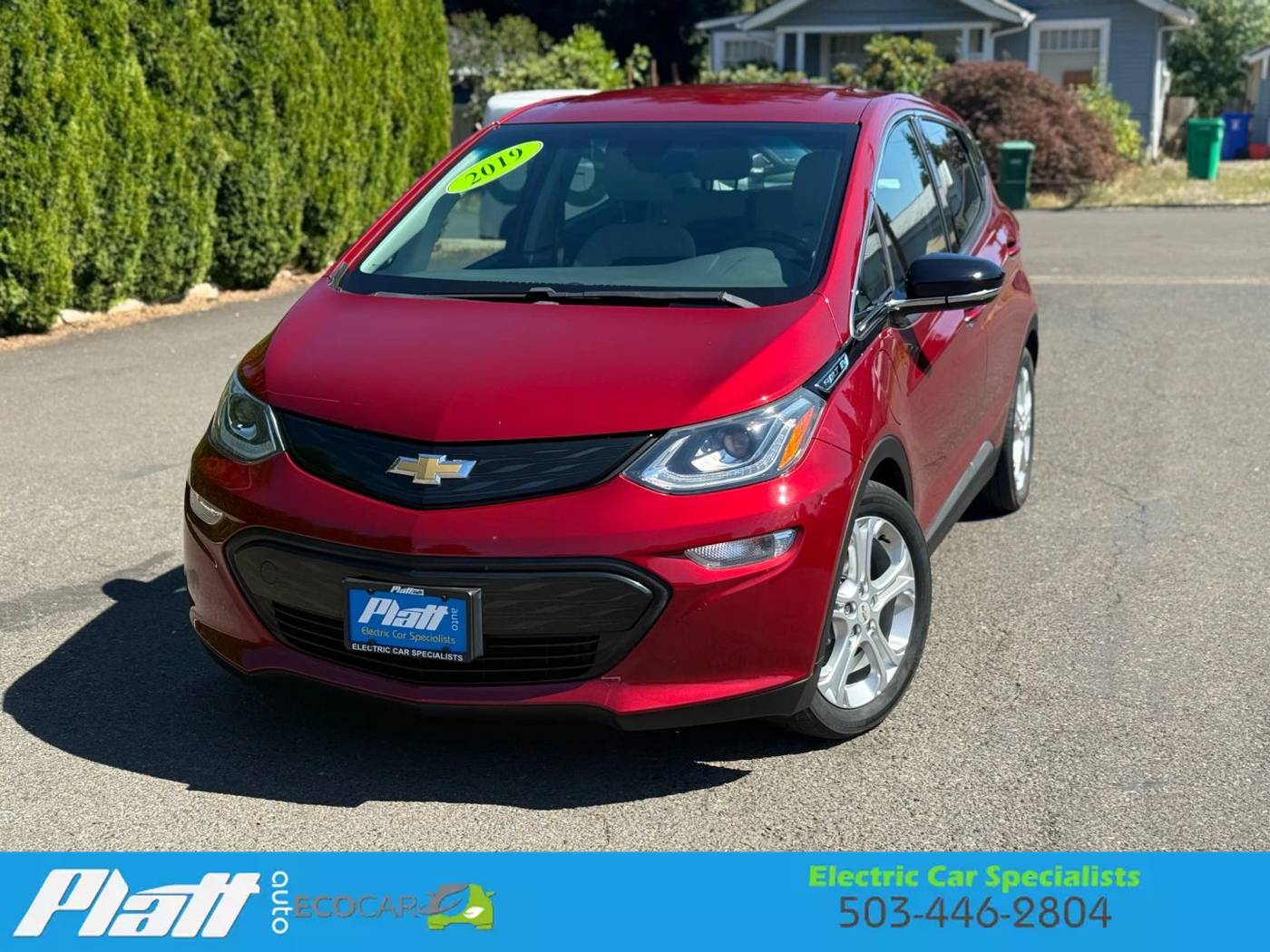 2019 Chevrolet Bolt EV LT — Hatchback — 10,482 mi — Milwaukie, OR