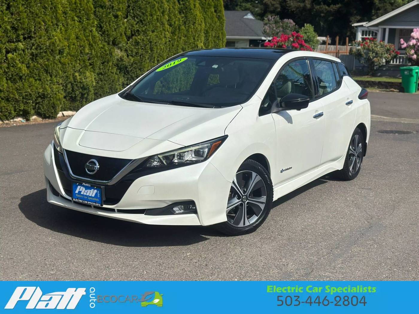 2019 Nissan LEAF SL — Hatchback — 84,468 mi — Milwaukie, OR
