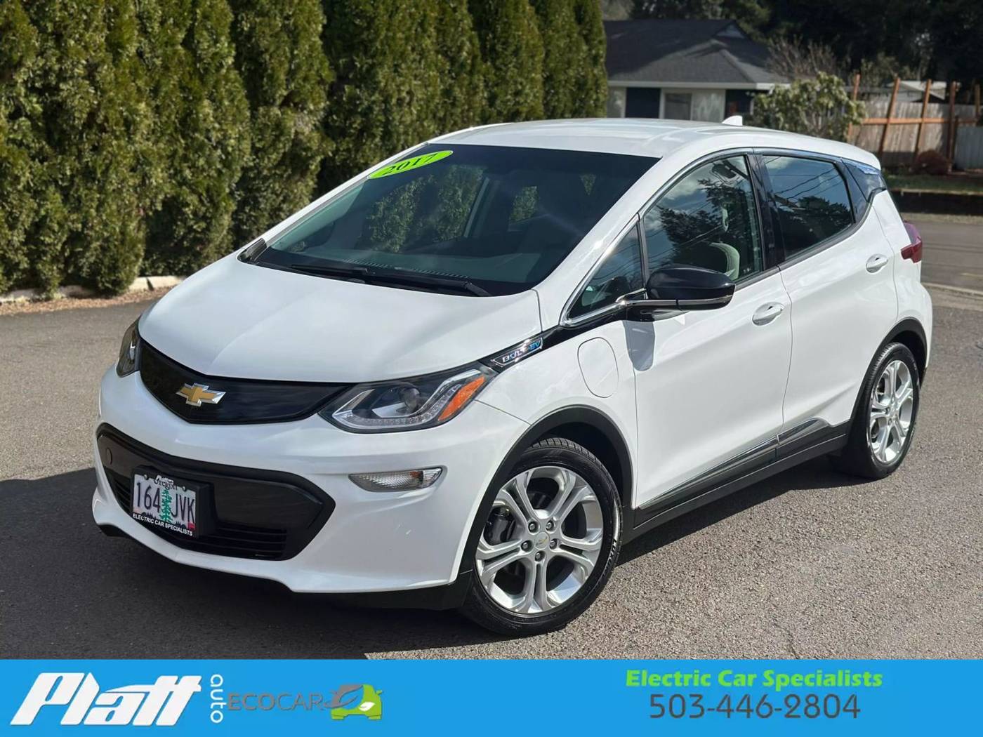 2017 Chevrolet Bolt EV LT — Hatchback — 88,337 mi — Milwaukie, OR