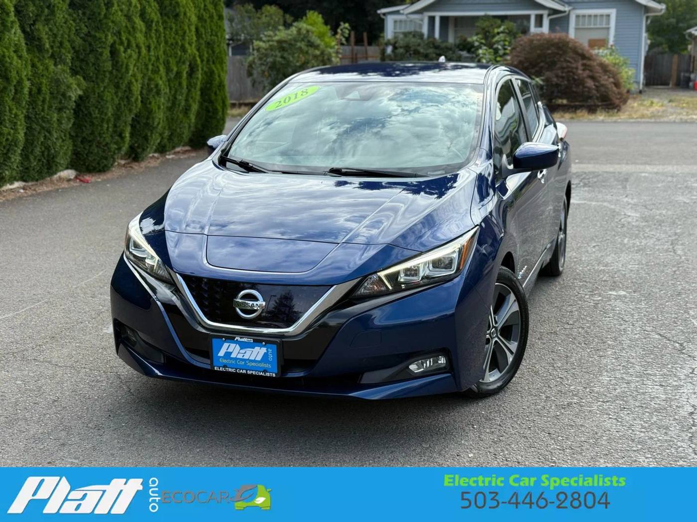2018 Nissan LEAF SV — Hatchback — 63,346 mi — Milwaukie, OR