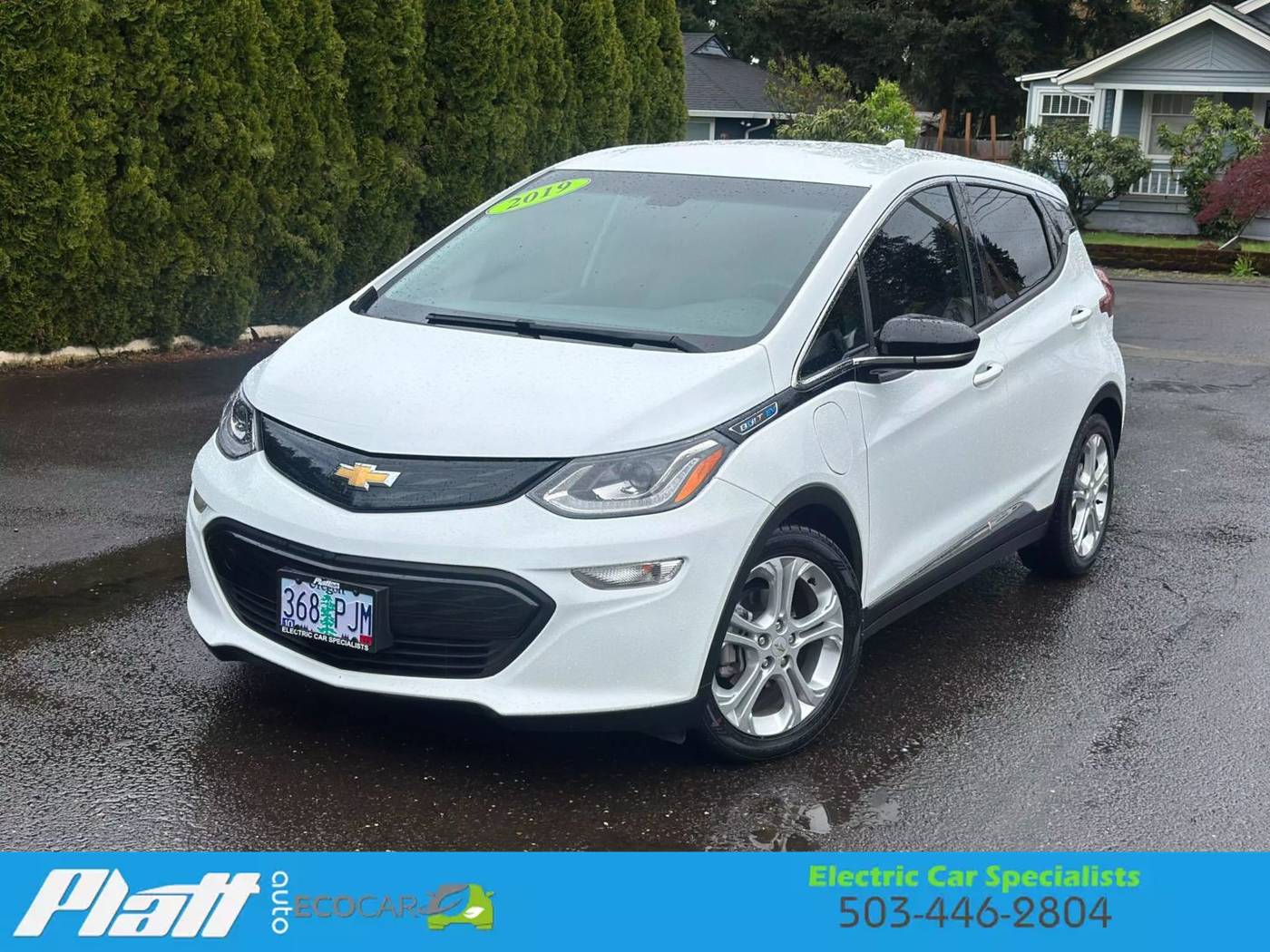 2019 Chevrolet Bolt EV LT — Hatchback — 56,337 mi — Milwaukie, OR