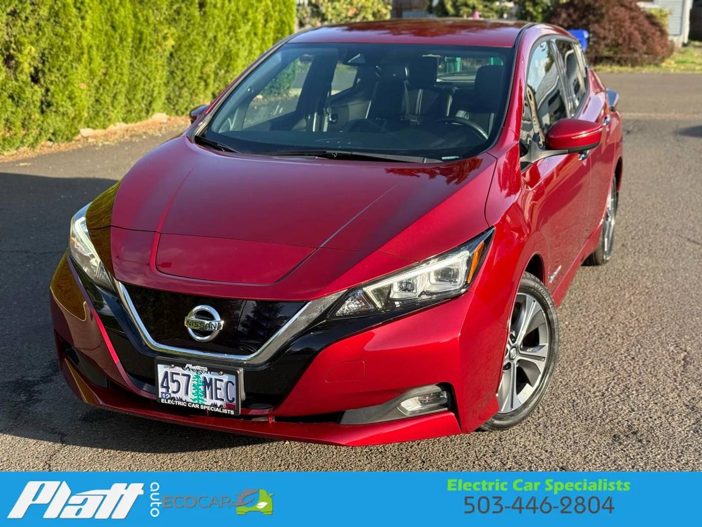 2018 Nissan LEAF SL — Hatchback — 50,038 mi — Milwaukie, OR