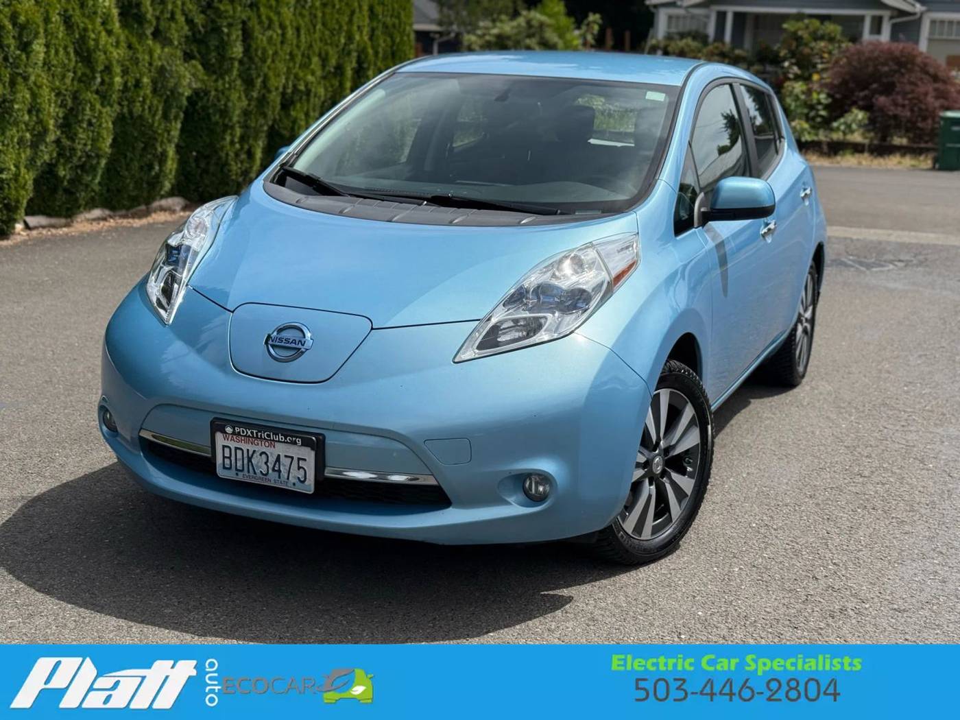 2015 Nissan LEAF SV — Hatchback — 94,902 mi — Milwaukie, OR