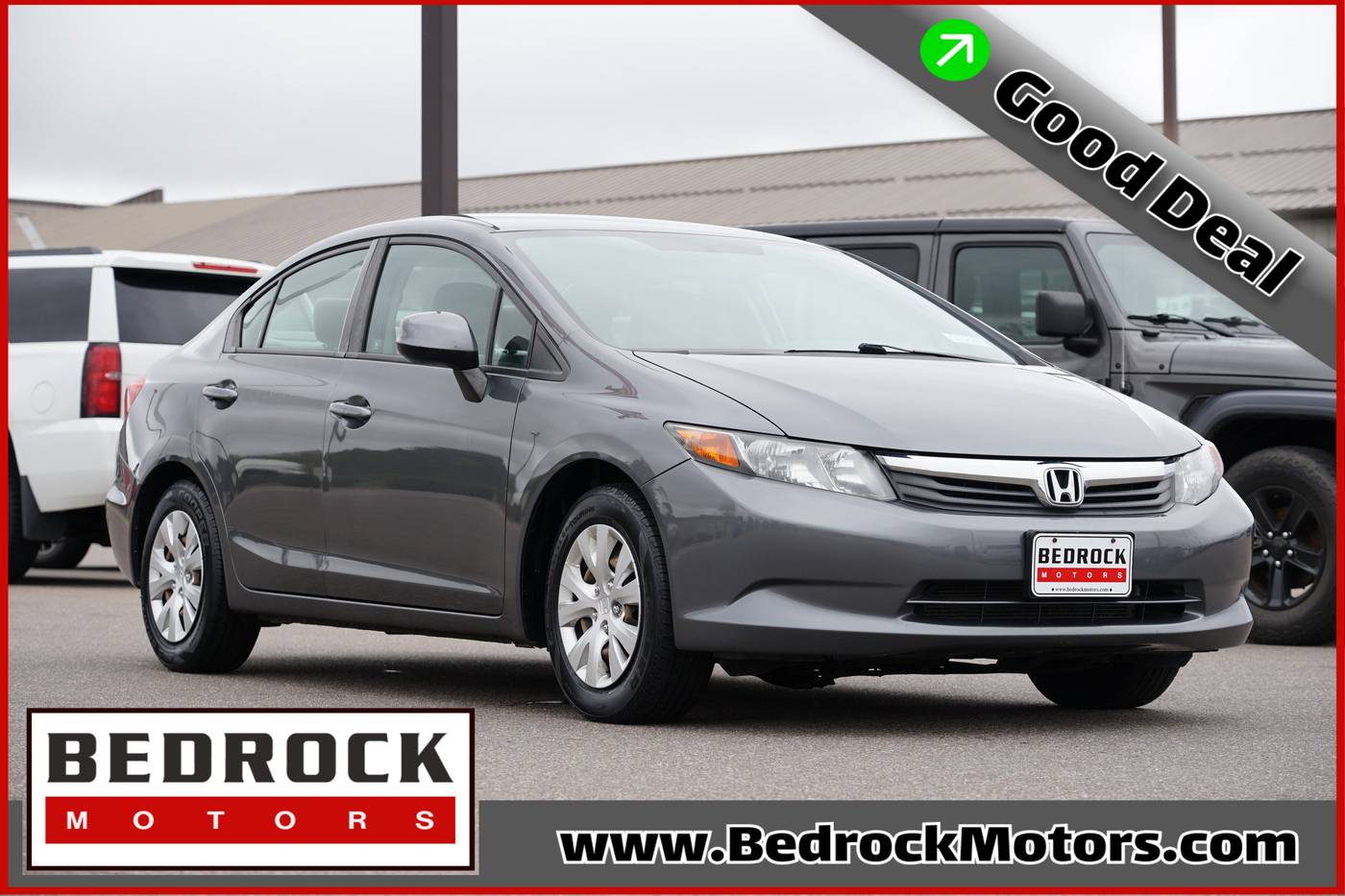 2012 Honda Civic LX — Sedan — 93,479 mi — Rogers, MN