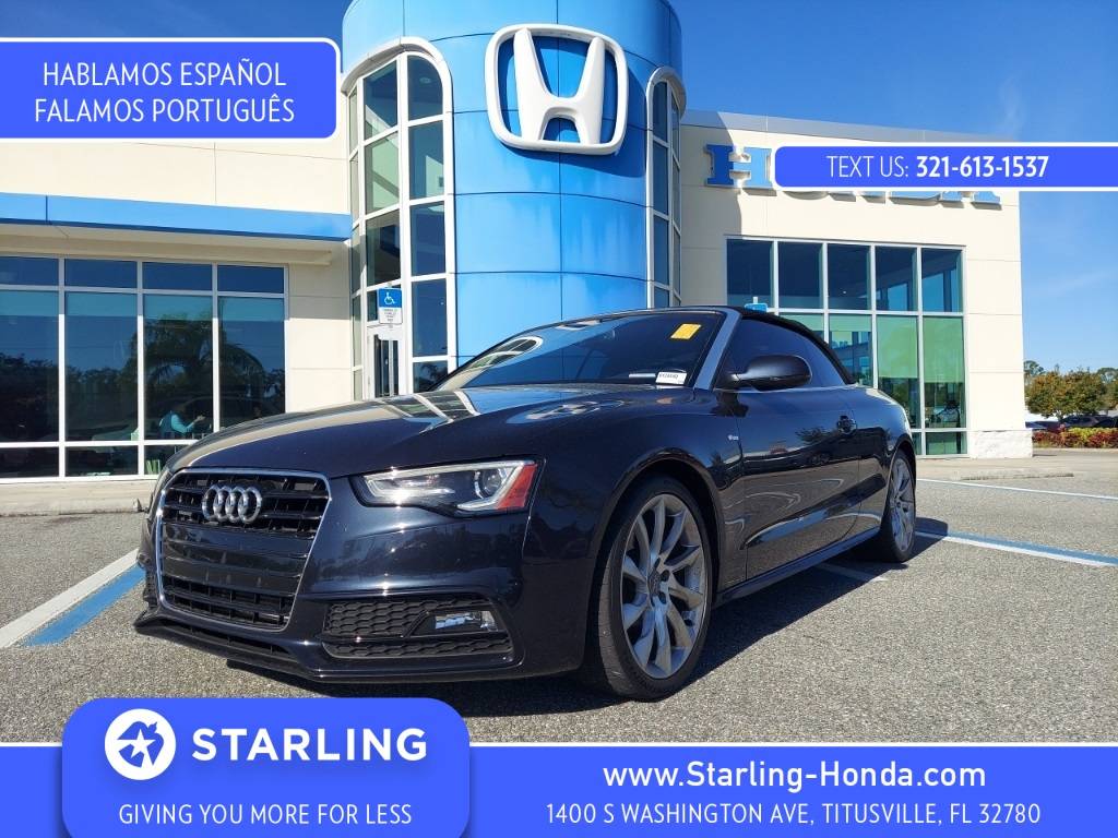 2015 Audi A5 Premium Plus — Convertible — 59,889 mi — Titusville, FL
