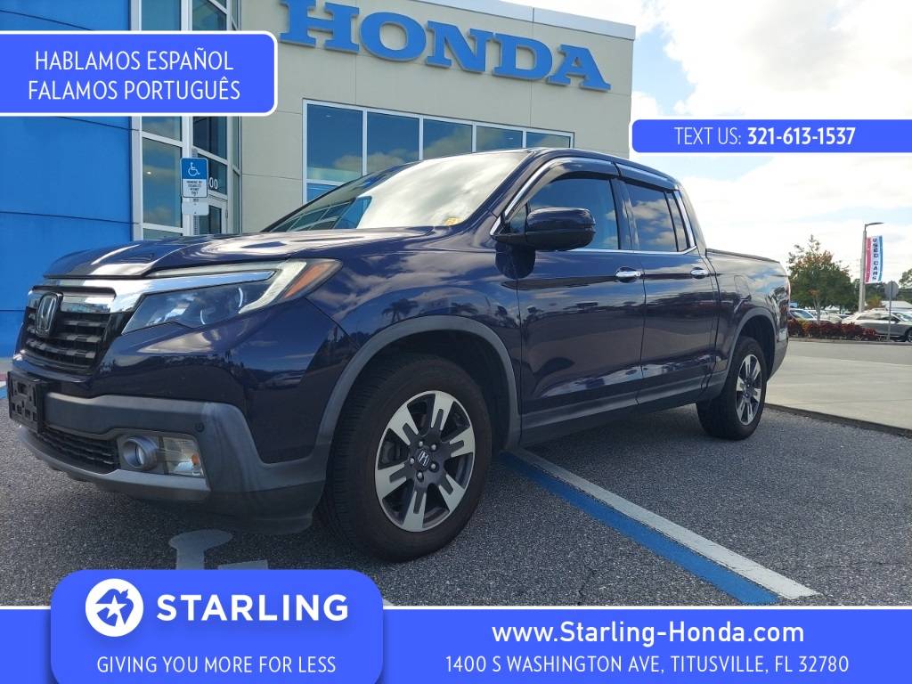 2017 Honda Ridgeline RTL-E — Pickup Truck — 125,081 mi — Titusville, FL